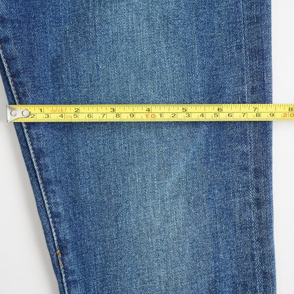 J. Crew Selvedge Toothpick Stretch Denim Skinny Jeans Womens Size 25 Dark Wash - Picture 12 of 13